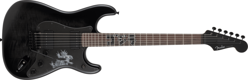 Fender Made in Japan Godzilla Stratocaster - Godzilla Black
