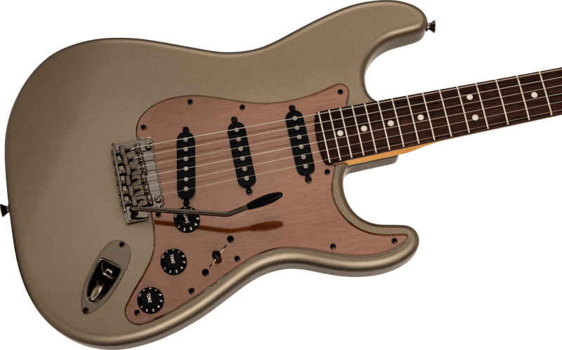 Fender Made in Japan Hybrid II 2026 Collection Stratocaster ® Satin Metallic - Matte Champagne Mirage