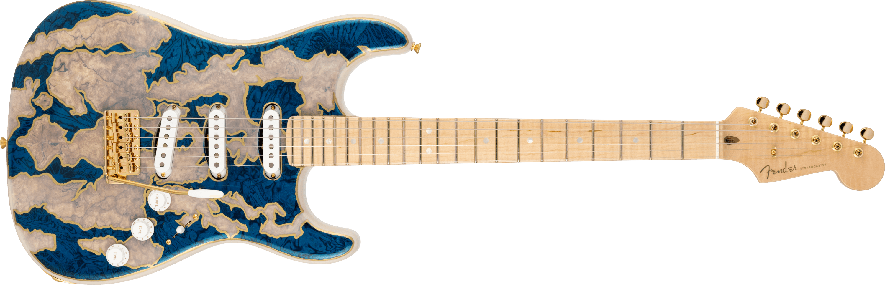 David Brown Masterbuilt Kintsugi Spalted Maple Top Stratocaster®
