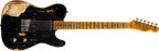 Fender Custom shop - 1952 Telecaster Super Heavy Relic, 1-Piece Quartersawn Maple Neck, Aged Black