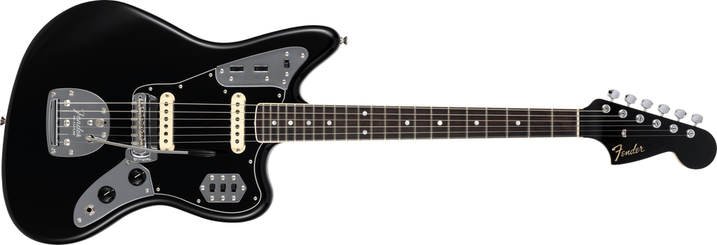Fender Flagship Tokyo Exclusive 1960 Jaguar® Deluxe Closet Classic, Matching Painted Headcap, Rosewood Fingerboard, Black
