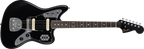 Fender Flagship Tokyo Exclusive 1960 Jaguar® Deluxe Closet Classic, Matching Painted Headcap, Rosewood Fingerboard, Black