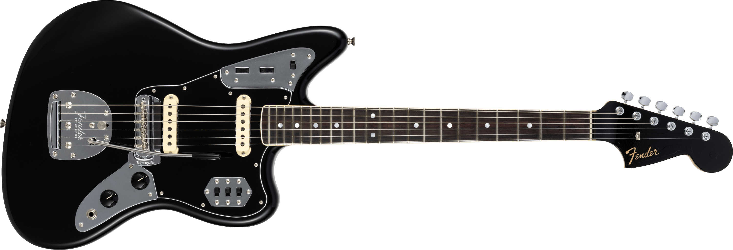 Fender Flagship Tokyo Exclusive 1960 Jaguar® Deluxe Closet Classic, Matching Painted Headcap, Rosewood Fingerboard, Black