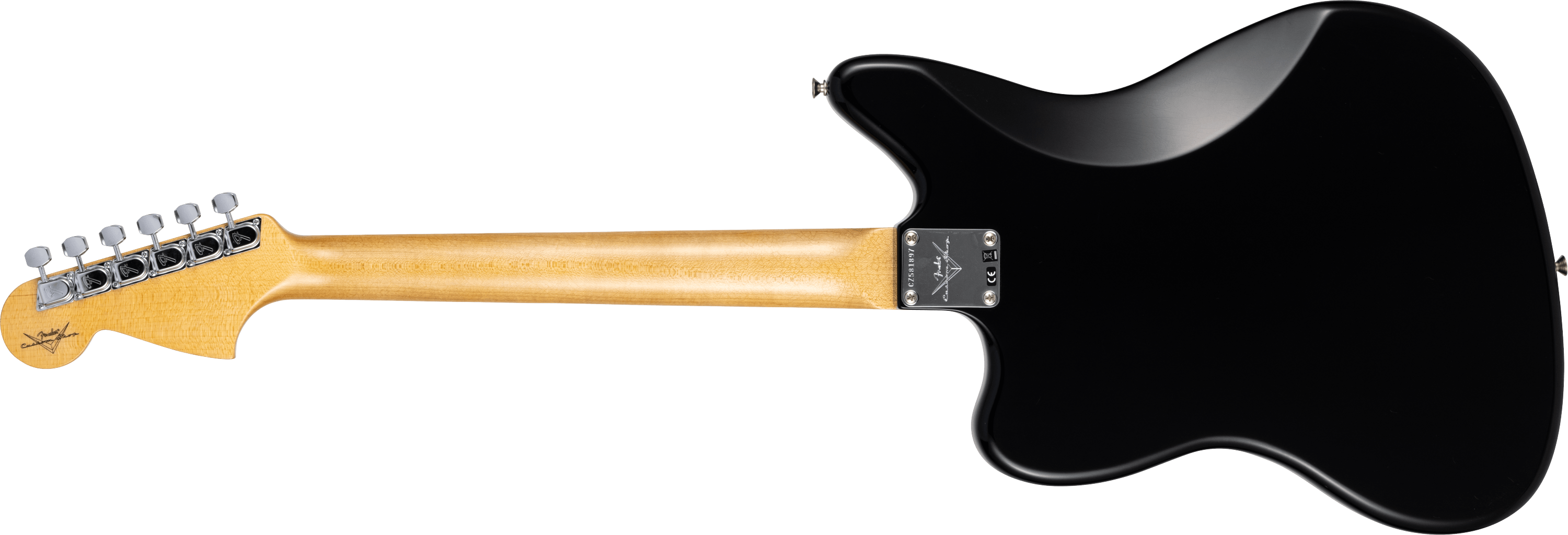 Fender Flagship Tokyo Exclusive 1960 Jaguar® Deluxe Closet Classic, Matching Painted Headcap, Rosewood Fingerboard, Black