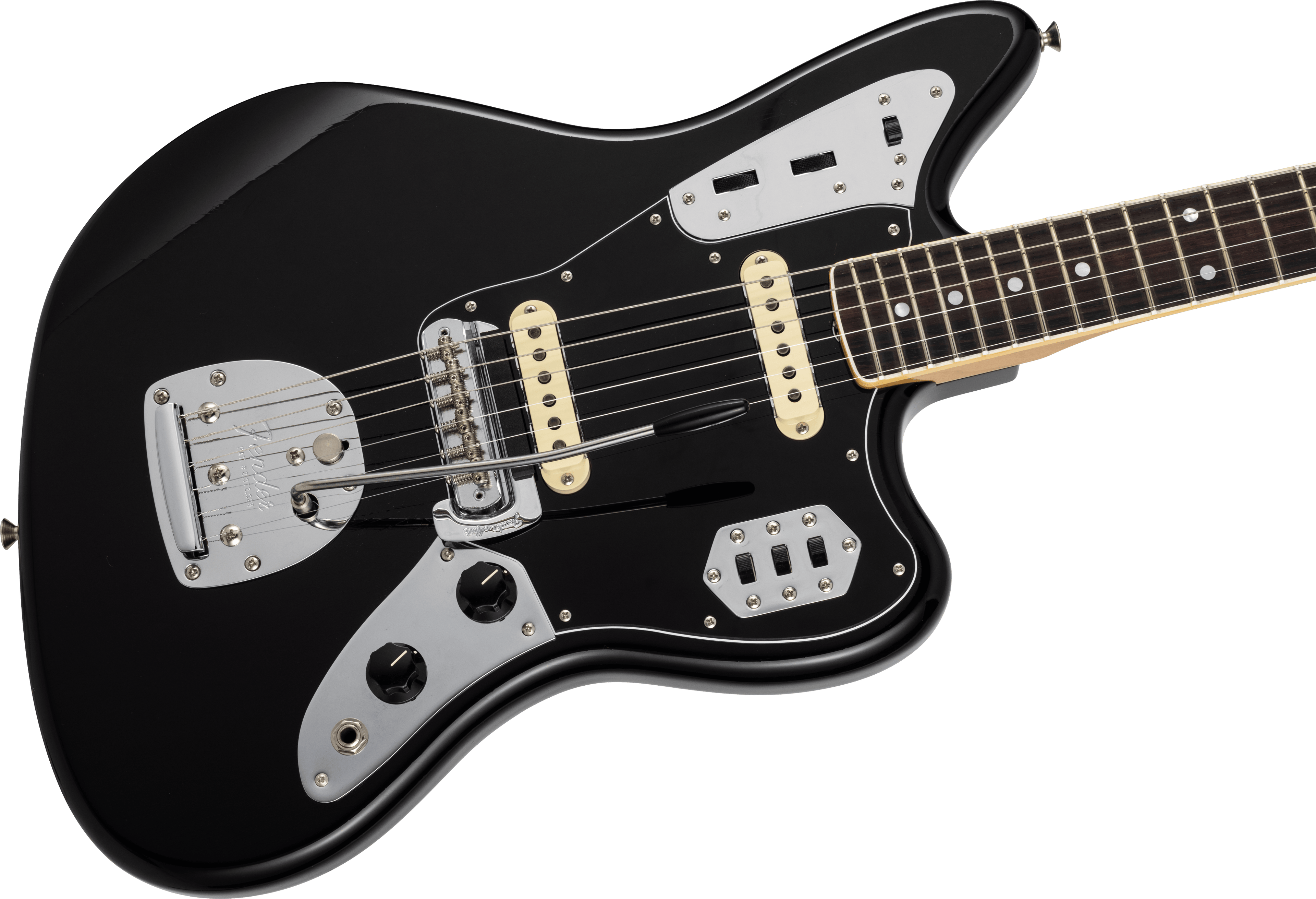 Fender Flagship Tokyo Exclusive 1960 Jaguar® Deluxe Closet Classic, Matching Painted Headcap, Rosewood Fingerboard, Black