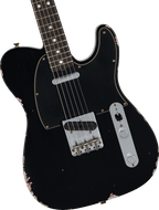 Fender Flagship Tokyo Exclusive 1967 Telecaster®Relic®, Matching Painted Headstock, African Blackwood Fingerboard, Black over Pink Paisley