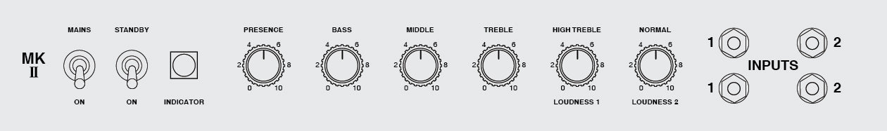 Marshall  1987X - 50-watt Plexi Tube Head, Vintage Reissue