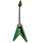 Gibson Custom LE Flying V Custom Heavy Aged – Teal Sparkle