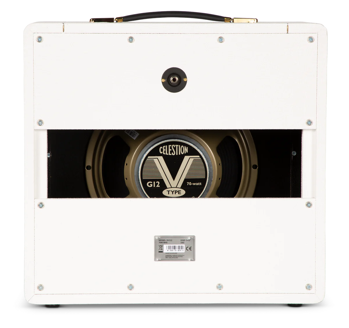 Marshall design store Studio Vintage 1x12 Cabinet - White elephant grain