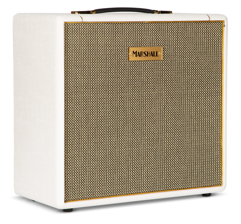 Marshall design store Studio Vintage 1x12 Cabinet - White elephant grain