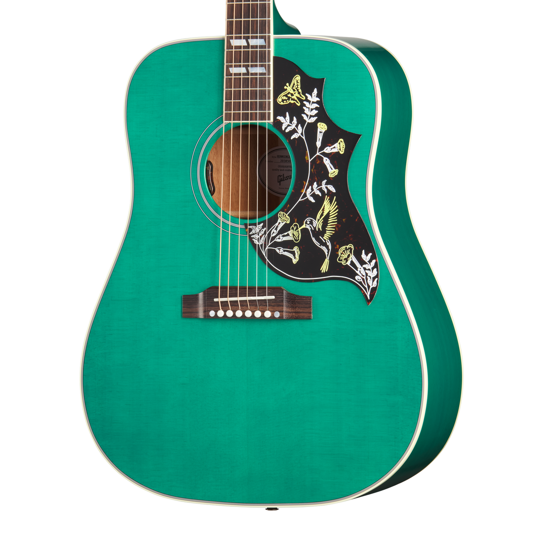 Gibson Hummingbird Standard Translucent Teal
