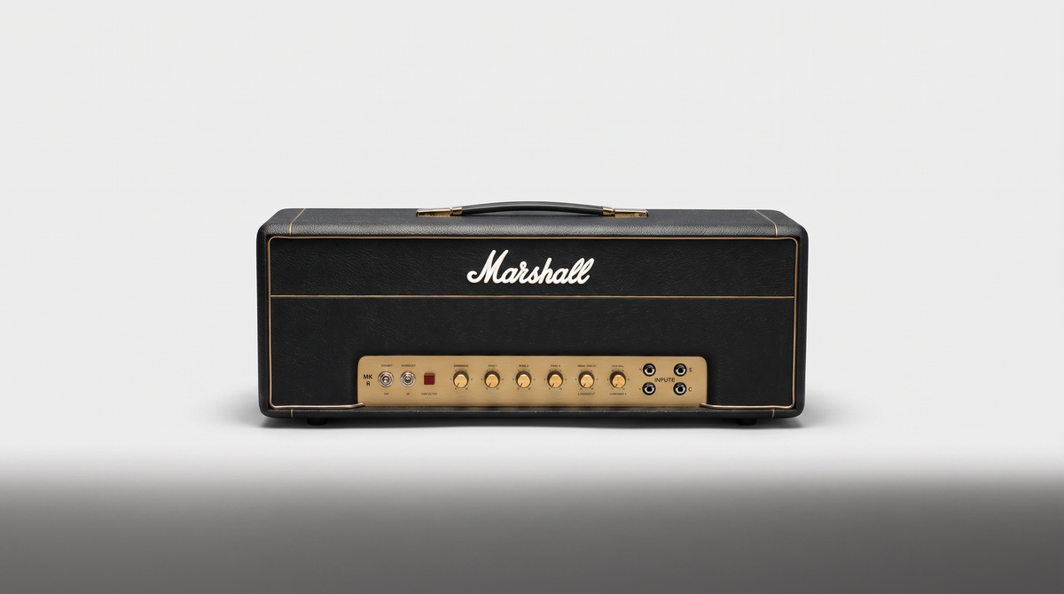 Marshall 1987X Plexi in light studio — hero light